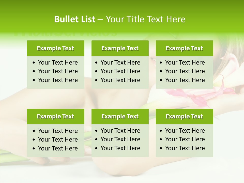 Elderly Young Finger PowerPoint Template