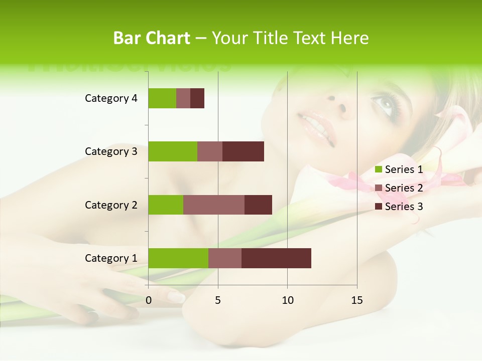 Elderly Young Finger PowerPoint Template