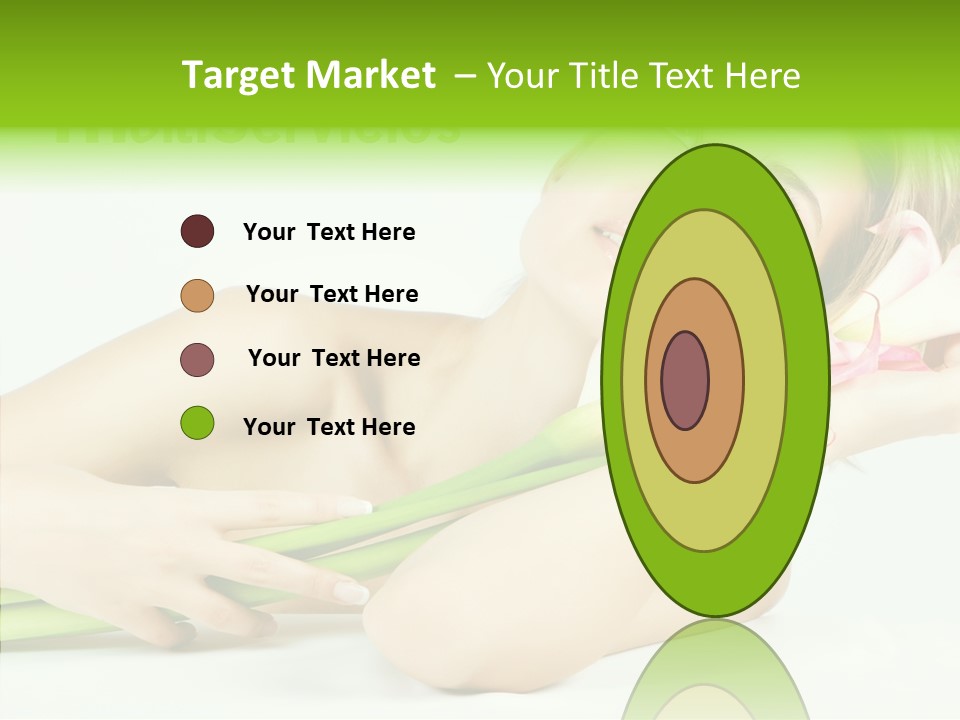 Elderly Young Finger PowerPoint Template