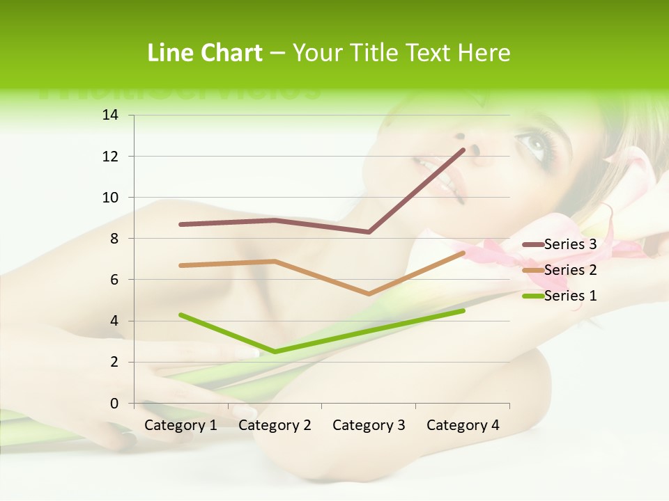 Elderly Young Finger PowerPoint Template