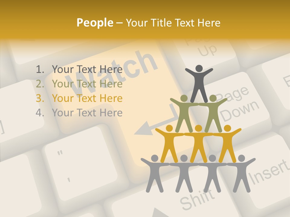 Helping Hand Elderly Holding Hands PowerPoint Template