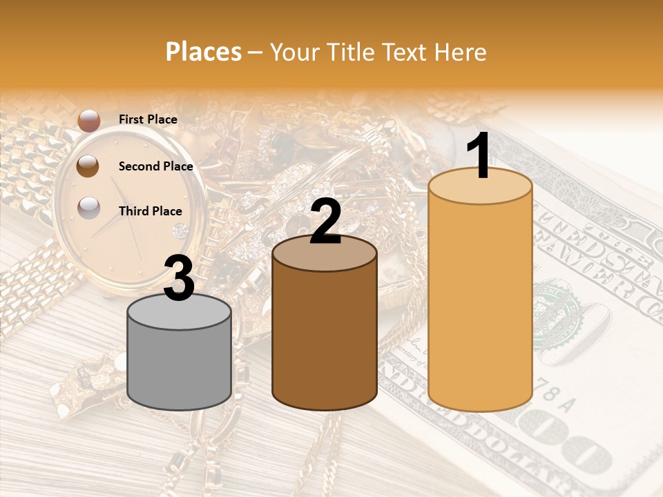 Elderly Grandmother Close Up PowerPoint Template