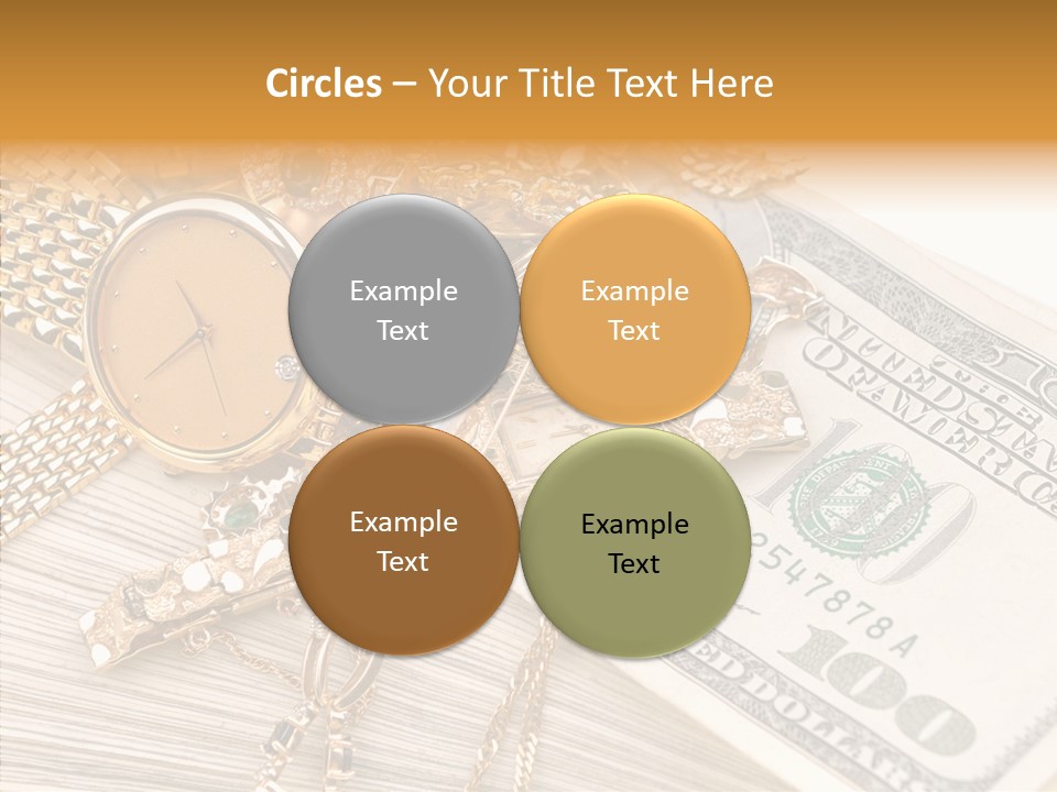 Elderly Grandmother Close Up PowerPoint Template