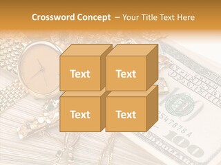 Elderly Grandmother Close Up PowerPoint Template