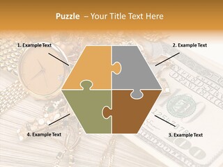 Elderly Grandmother Close Up PowerPoint Template