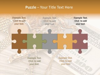 Elderly Grandmother Close Up PowerPoint Template