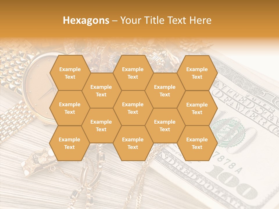 Elderly Grandmother Close Up PowerPoint Template