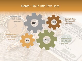 Elderly Grandmother Close Up PowerPoint Template