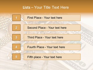 Elderly Grandmother Close Up PowerPoint Template