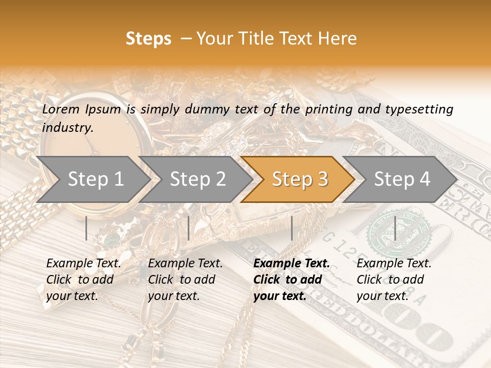 Elderly Grandmother Close Up PowerPoint Template