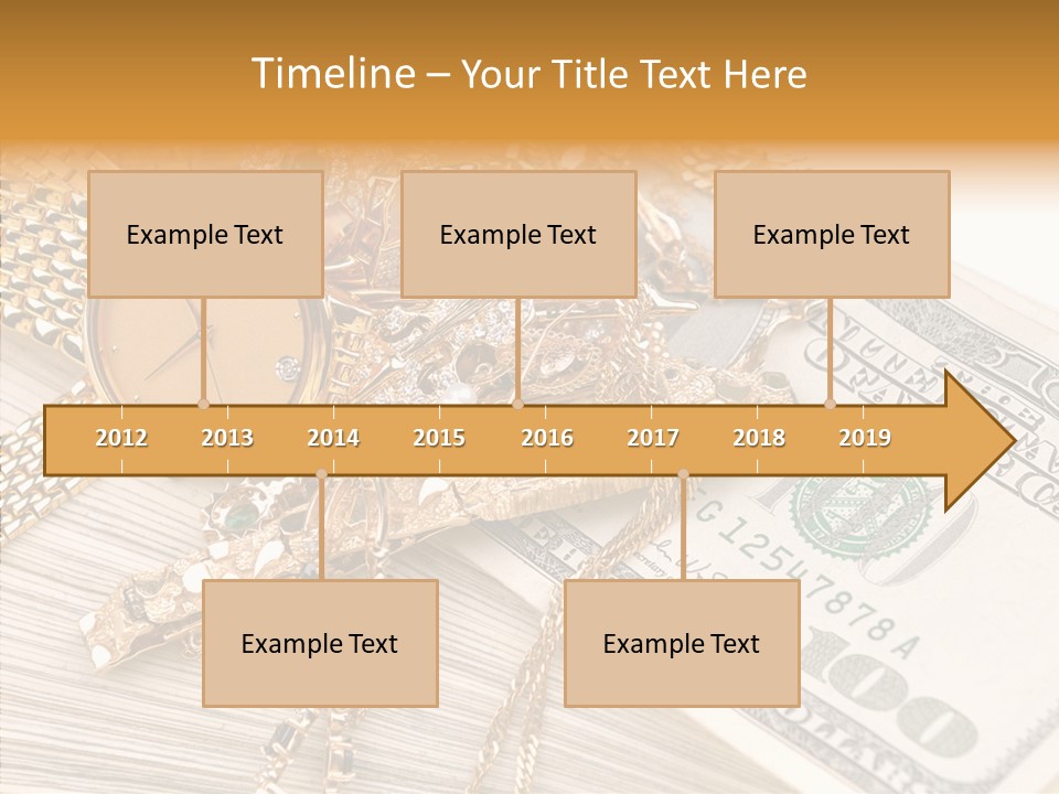 Elderly Grandmother Close Up PowerPoint Template