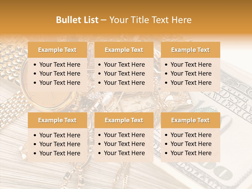 Elderly Grandmother Close Up PowerPoint Template