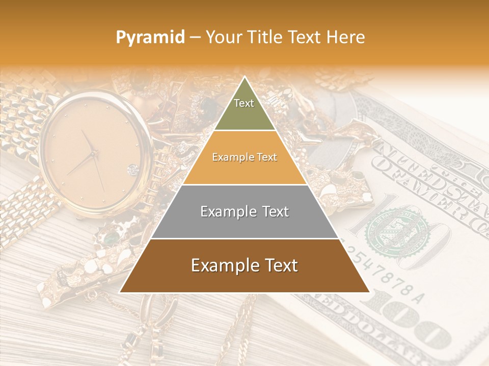 Elderly Grandmother Close Up PowerPoint Template