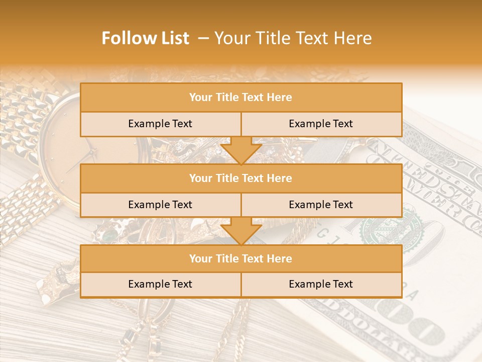 Elderly Grandmother Close Up PowerPoint Template