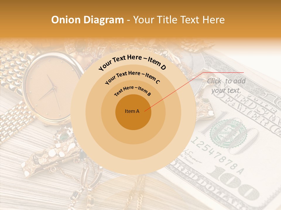 Elderly Grandmother Close Up PowerPoint Template