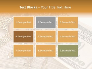 Elderly Grandmother Close Up PowerPoint Template