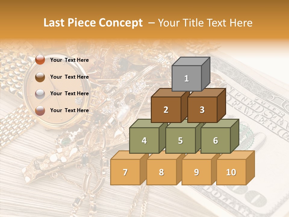 Elderly Grandmother Close Up PowerPoint Template