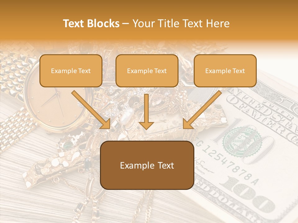 Elderly Grandmother Close Up PowerPoint Template