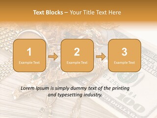 Elderly Grandmother Close Up PowerPoint Template