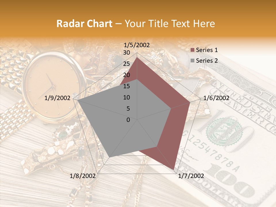 Elderly Grandmother Close Up PowerPoint Template