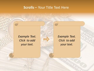 Elderly Grandmother Close Up PowerPoint Template