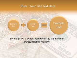 Elderly Grandmother Close Up PowerPoint Template