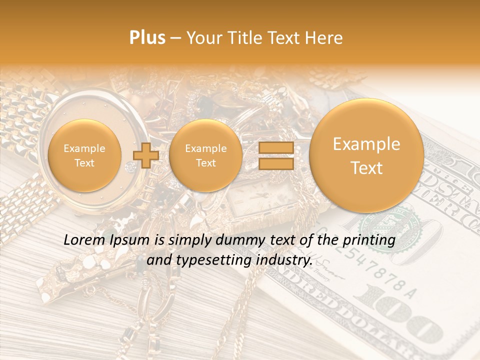 Elderly Grandmother Close Up PowerPoint Template