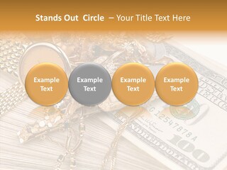 Elderly Grandmother Close Up PowerPoint Template