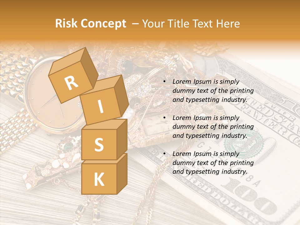 Elderly Grandmother Close Up PowerPoint Template