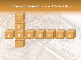 Elderly Grandmother Close Up PowerPoint Template