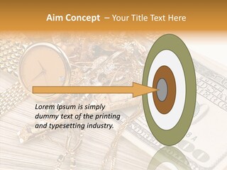 Elderly Grandmother Close Up PowerPoint Template