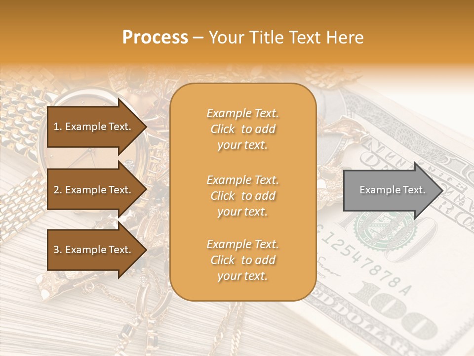 Elderly Grandmother Close Up PowerPoint Template