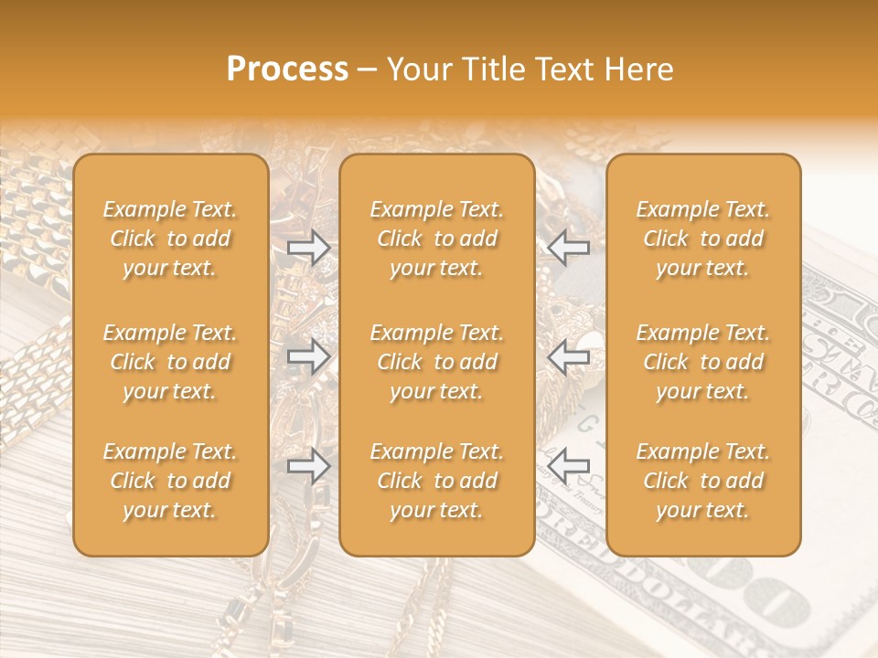 Elderly Grandmother Close Up PowerPoint Template