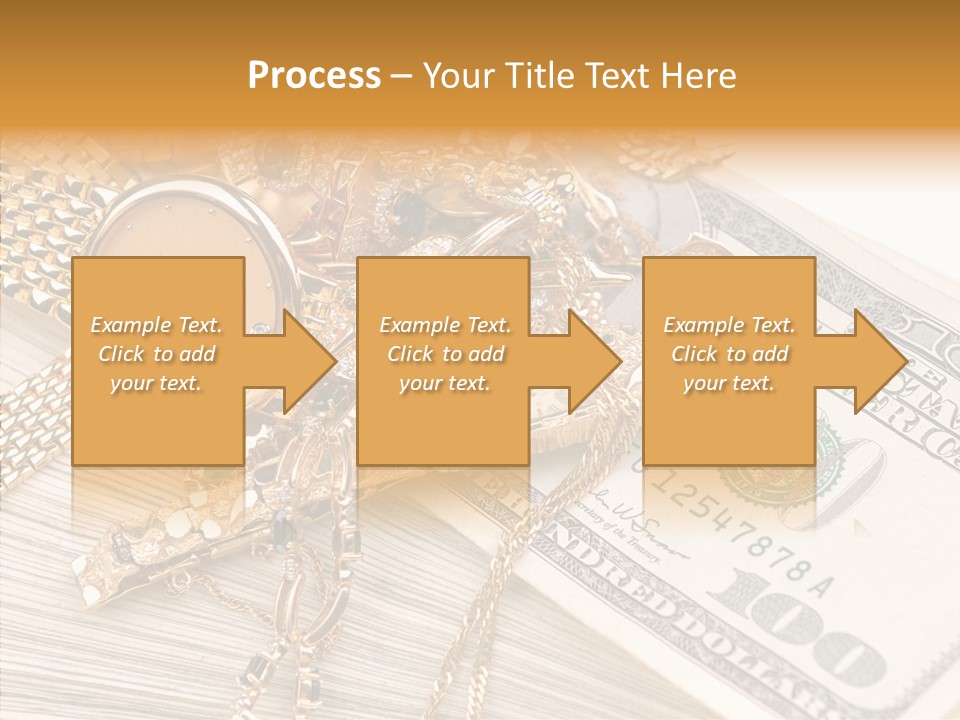 Elderly Grandmother Close Up PowerPoint Template