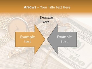 Elderly Grandmother Close Up PowerPoint Template