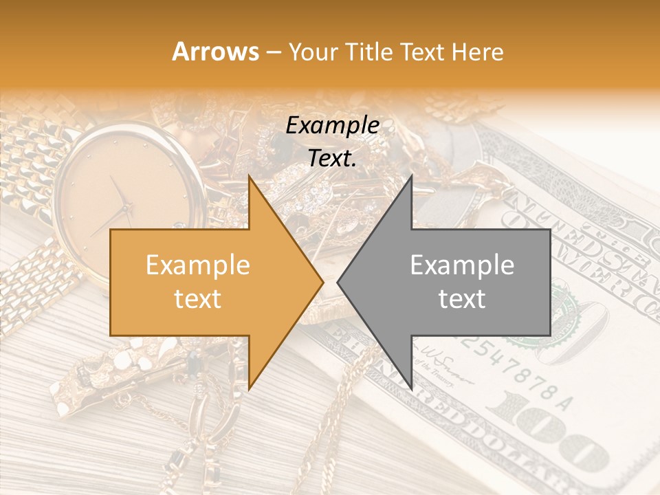 Elderly Grandmother Close Up PowerPoint Template