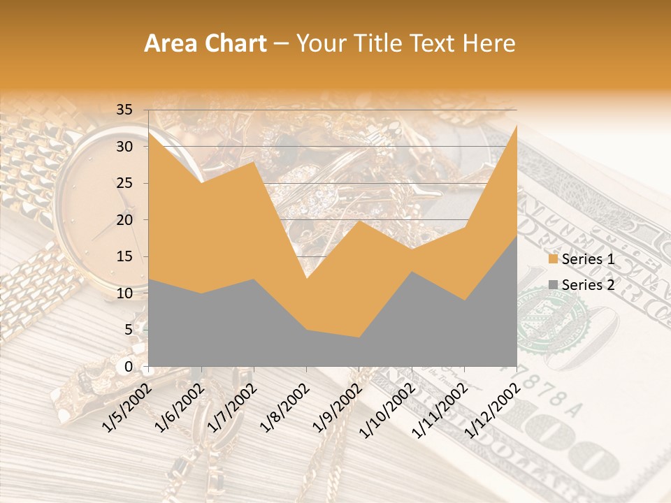Elderly Grandmother Close Up PowerPoint Template
