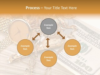 Elderly Grandmother Close Up PowerPoint Template