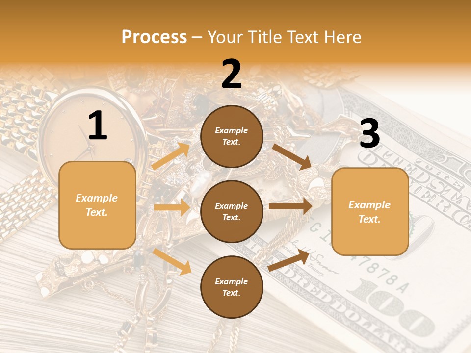 Elderly Grandmother Close Up PowerPoint Template