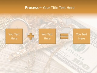 Elderly Grandmother Close Up PowerPoint Template