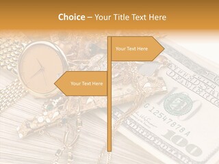 Elderly Grandmother Close Up PowerPoint Template