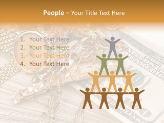 Elderly Grandmother Close Up PowerPoint Template