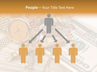 Elderly Grandmother Close Up PowerPoint Template