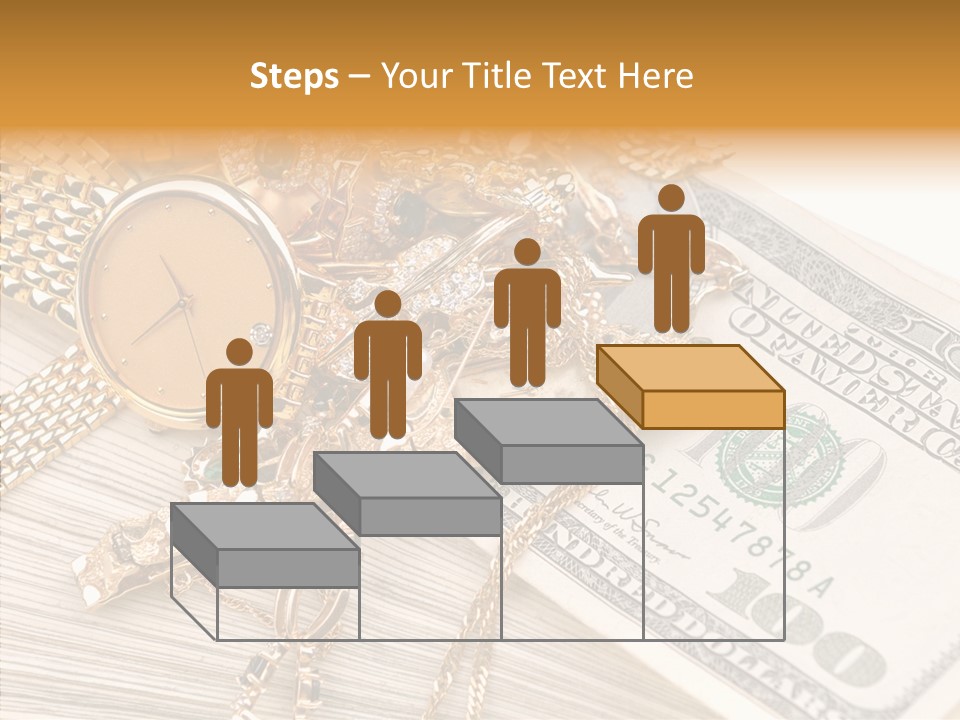 Elderly Grandmother Close Up PowerPoint Template