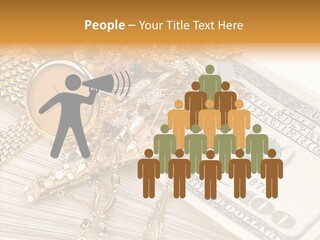 Elderly Grandmother Close Up PowerPoint Template