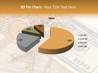 Elderly Grandmother Close Up PowerPoint Template