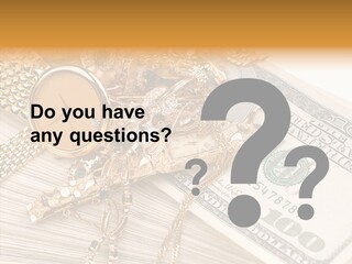 Elderly Grandmother Close Up PowerPoint Template