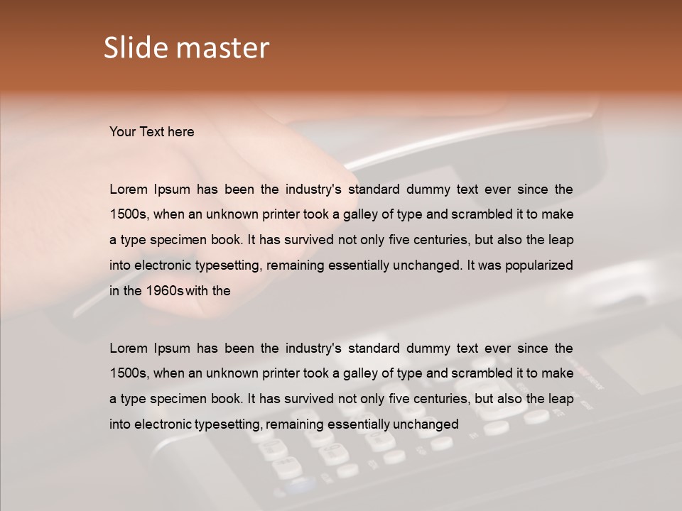 Young Finger Women PowerPoint Template