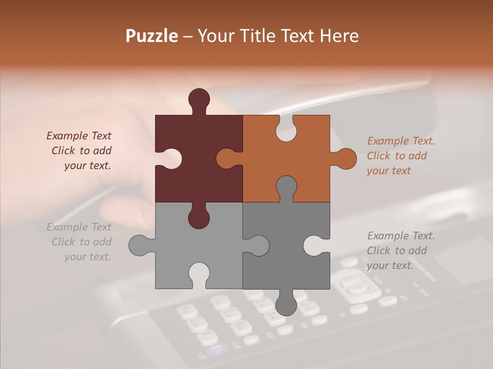 Young Finger Women PowerPoint Template