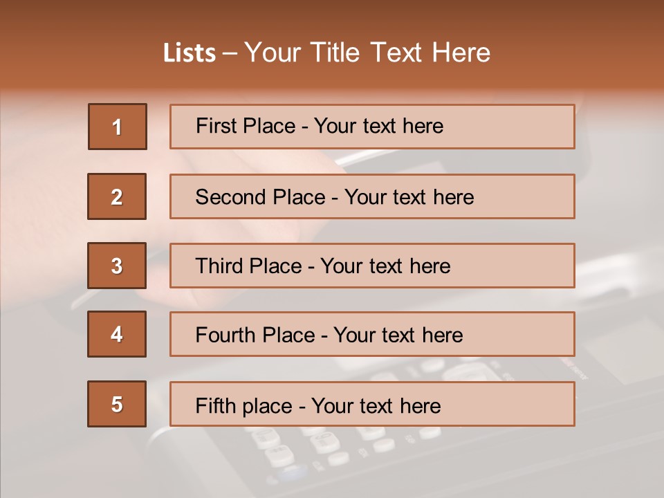 Young Finger Women PowerPoint Template